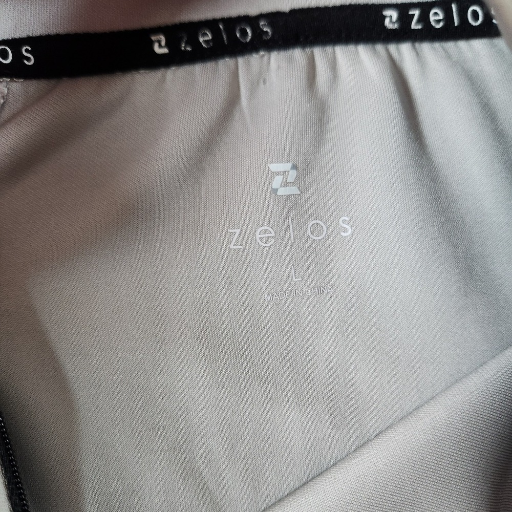Zelos 1/4 Zip Pullover Mens size L Large Polyester Blend Spandex Stretch - Picture 3 of 10